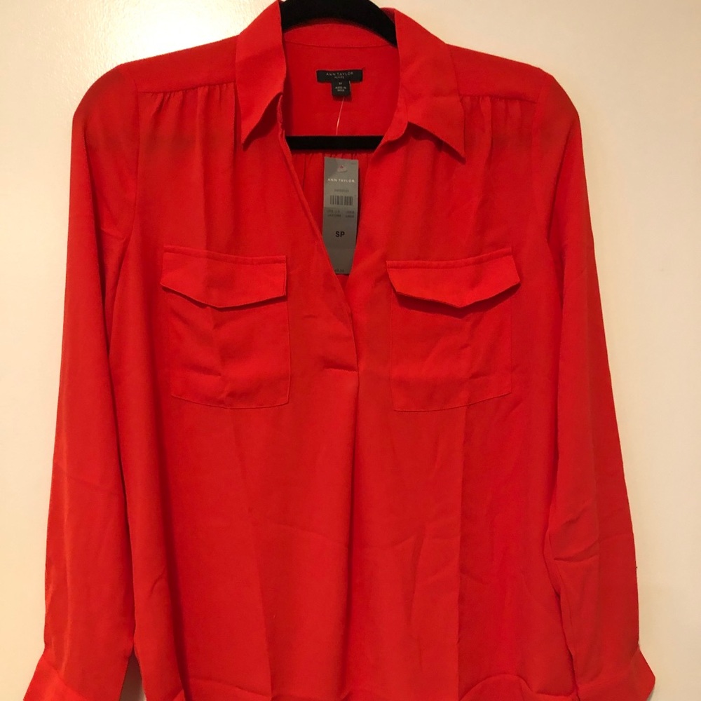 Camp Shirt Style Blouse